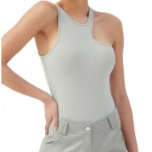 NWT 4th & Reckless Silana Rib Seafoam Bodysuit